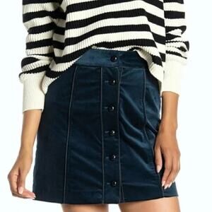 Veronica Beard Navy Mini Skirt